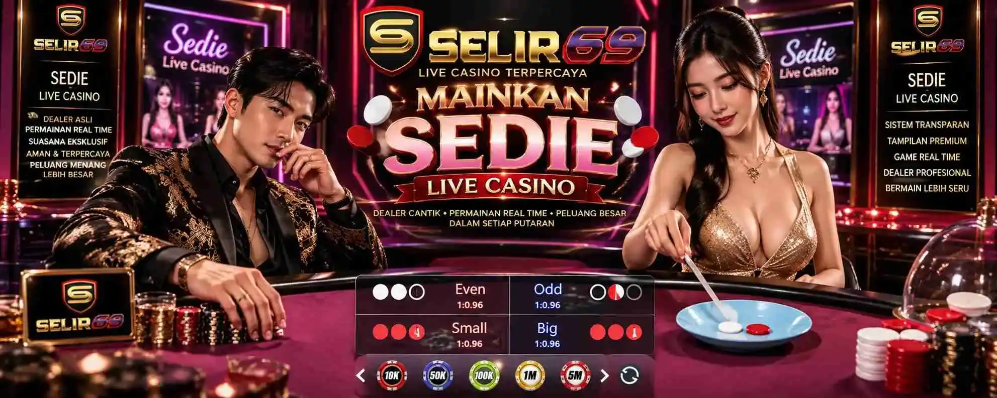 Sedie Live Casino
